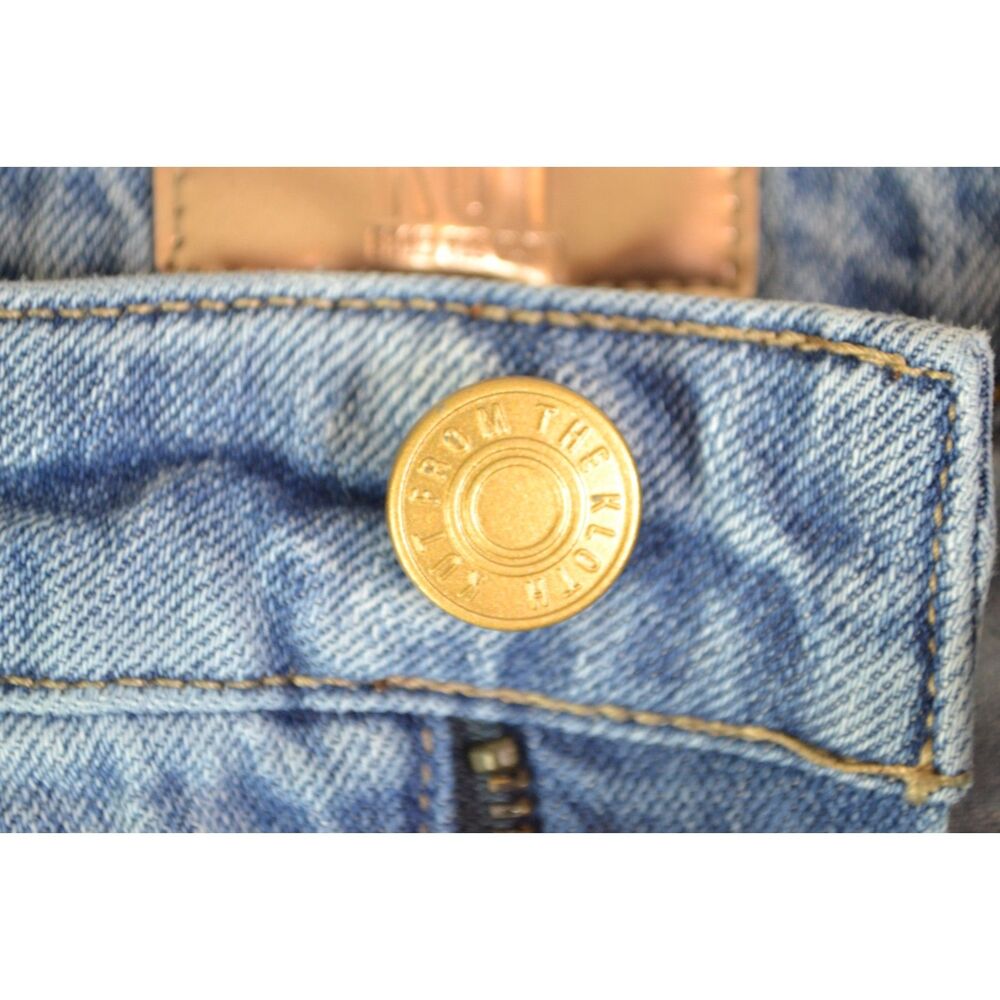 Kut from the Kloth Miller Wide Leg Women's 8 High Rise Light Wash Jeans - Picture 13 of 16